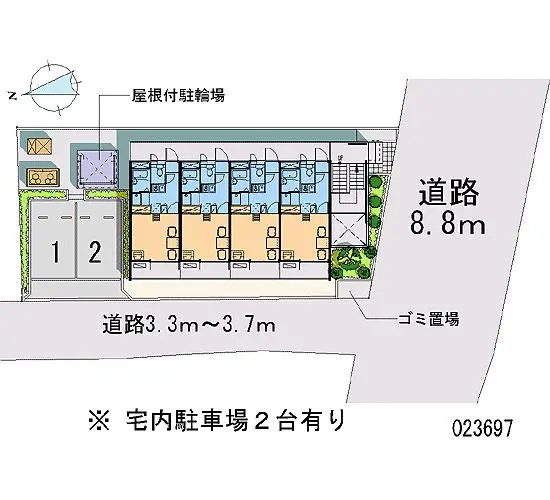 新潟市中央区水島町 月極駐車場